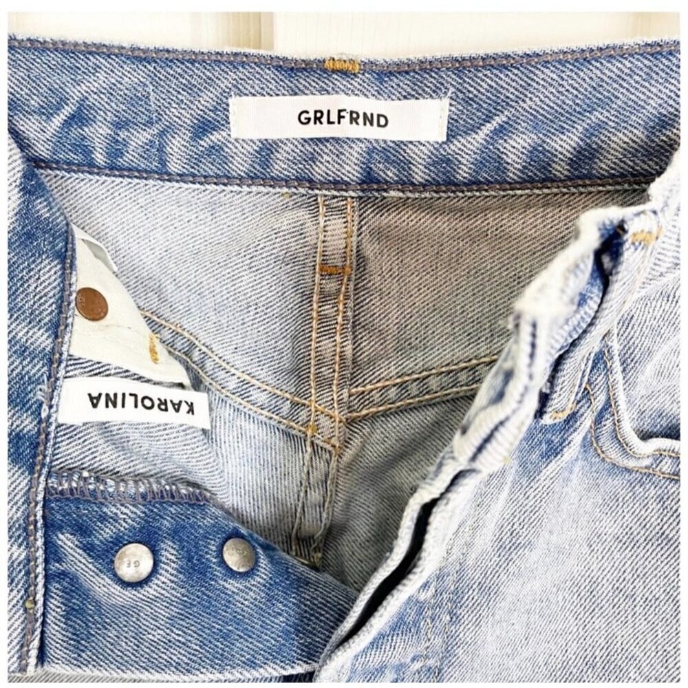 NWT GRLFRND x Revolve Karolina High-Rise E Street Distressed Skinny Jeans 32 - Picture 5 of 11